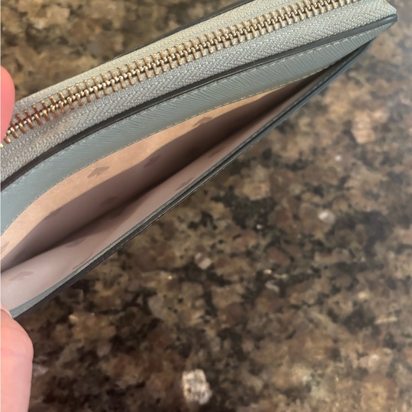Kate Spade Robin Egg Blue Zip Long Wallet - Picture 3 of 7